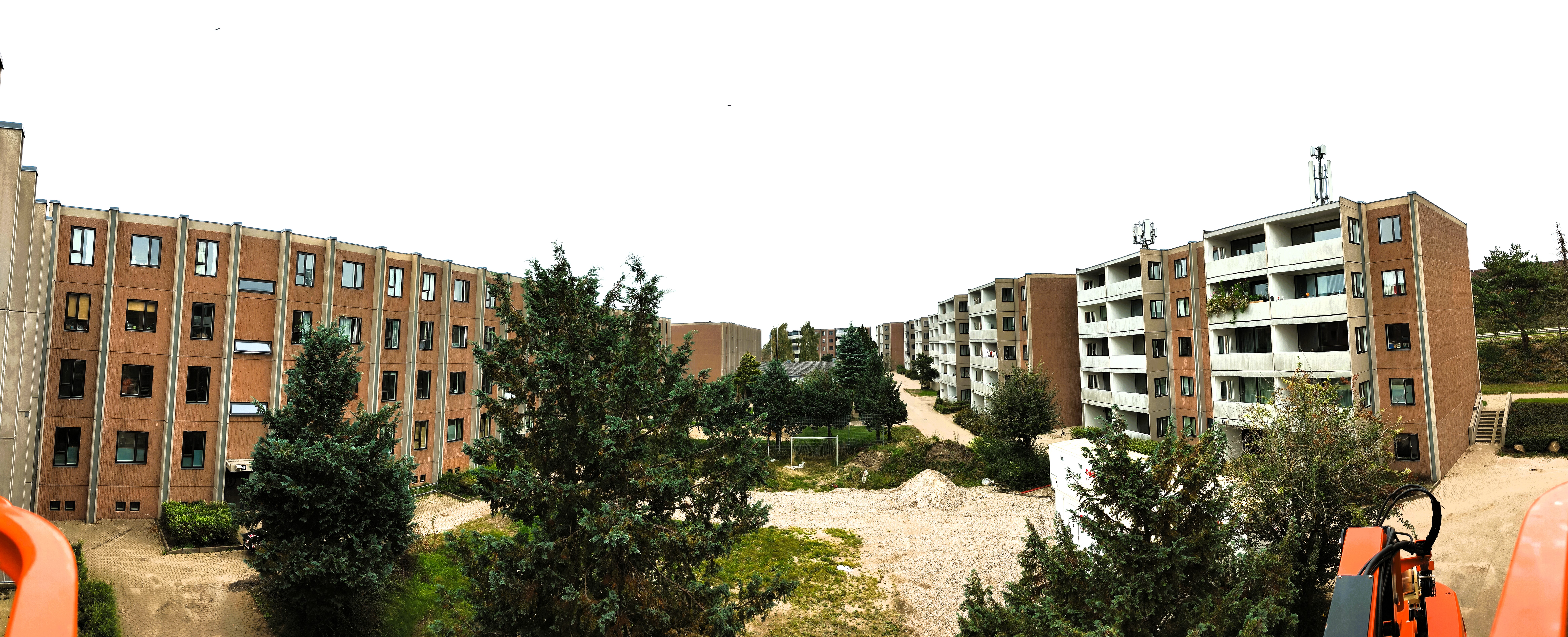 Bygning og grønne områder